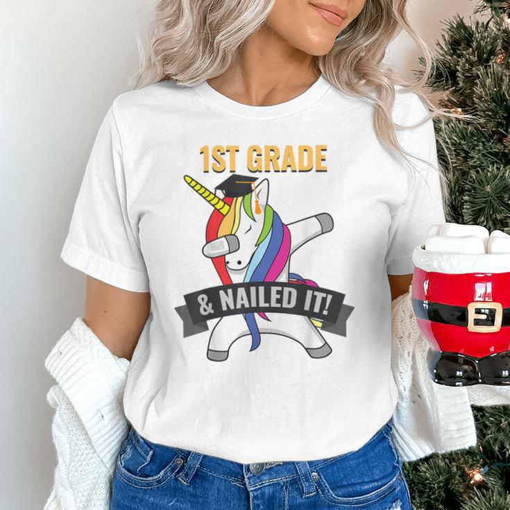 1ST GRADE NAILED IT UNICORN DABBING GRADUATION T-SHIRT Unisex T-Shirt