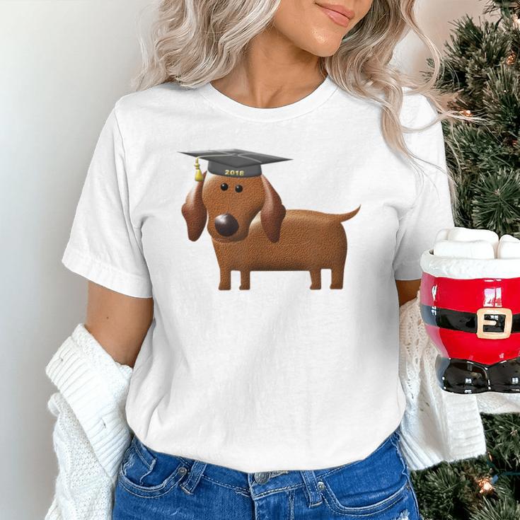 2018 Dog Graduation Shirt Dachshund Graduation For Men Women Kids Unisex T-Shirt