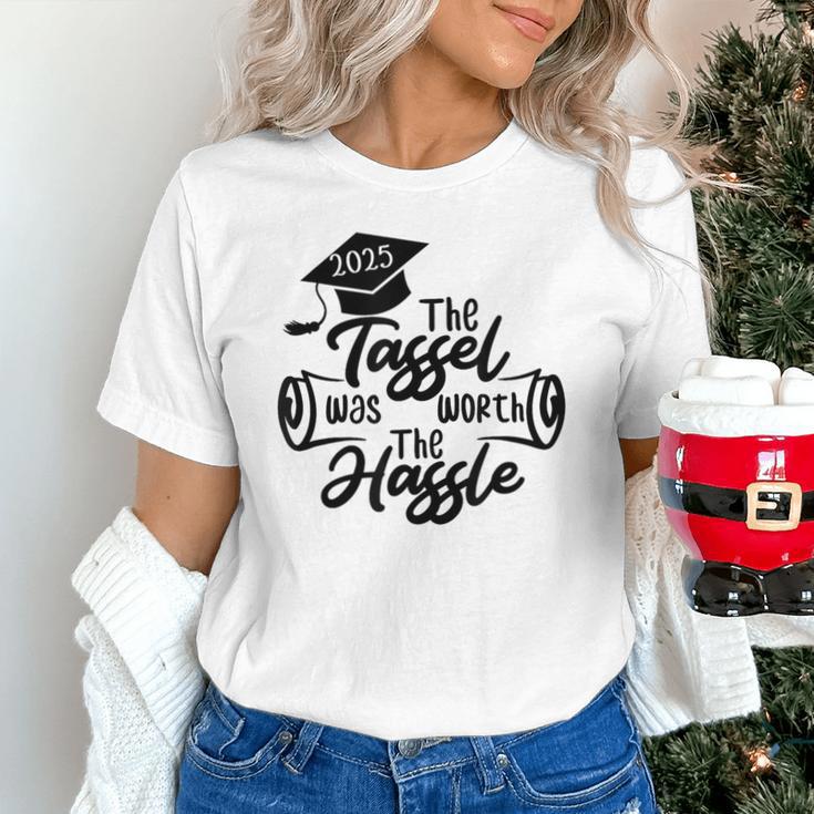 2025 Graduation The Tassel Was Worth The Hassle University Unisex T-Shirt