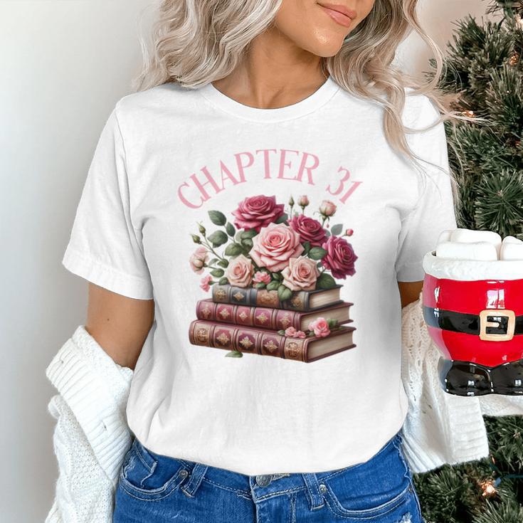 31st Birthday Chapter 31 Birthday Shirt Women Book Lover Unisex T-Shirt