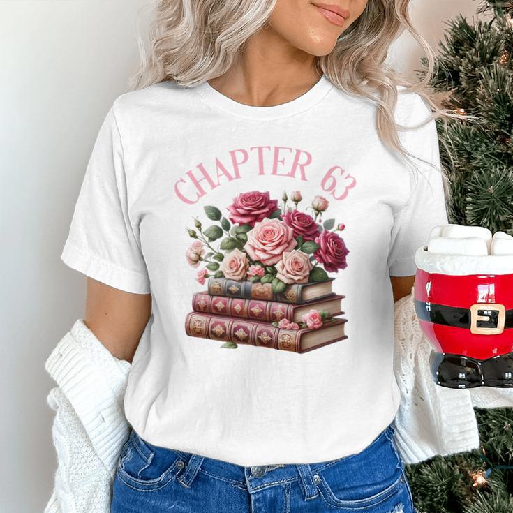 63rd Birthday Chapter 63 Birthday Shirt Women Book Lover Premium Unisex T-Shirt 63rd Birthday Chapter 63 Birthday Shirt Women Book Lover Premium Unisex T-Shirt