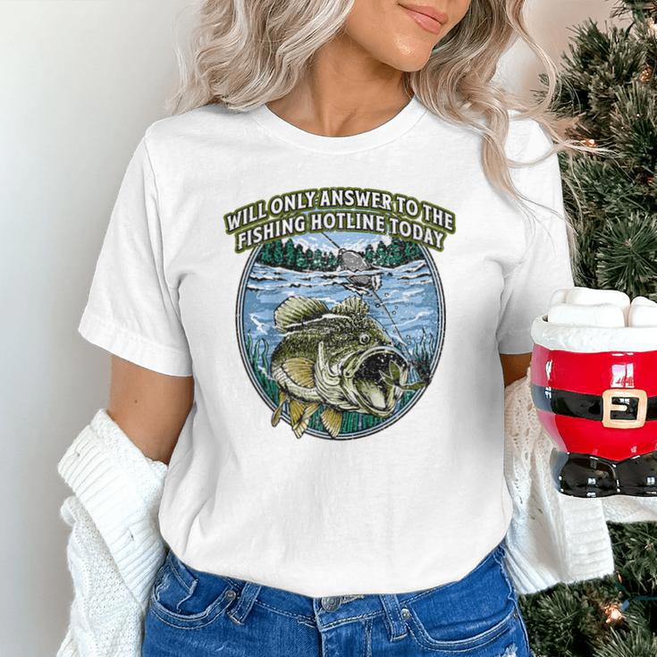 Answer To Fishing Hotline Introvert Humor Antisocial Raglan Baseball Tee Unisex T-Shirt Answer To Fishing Hotline Introvert Humor Antisocial Raglan Baseball Tee Unisex T-Shirt