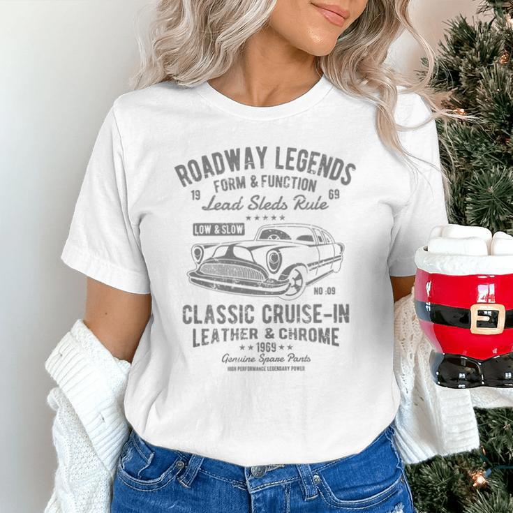 Automotive Nostalgia Classic Car Cruise-In Distressed Premium Tri-Blend Unisex T-Shirt