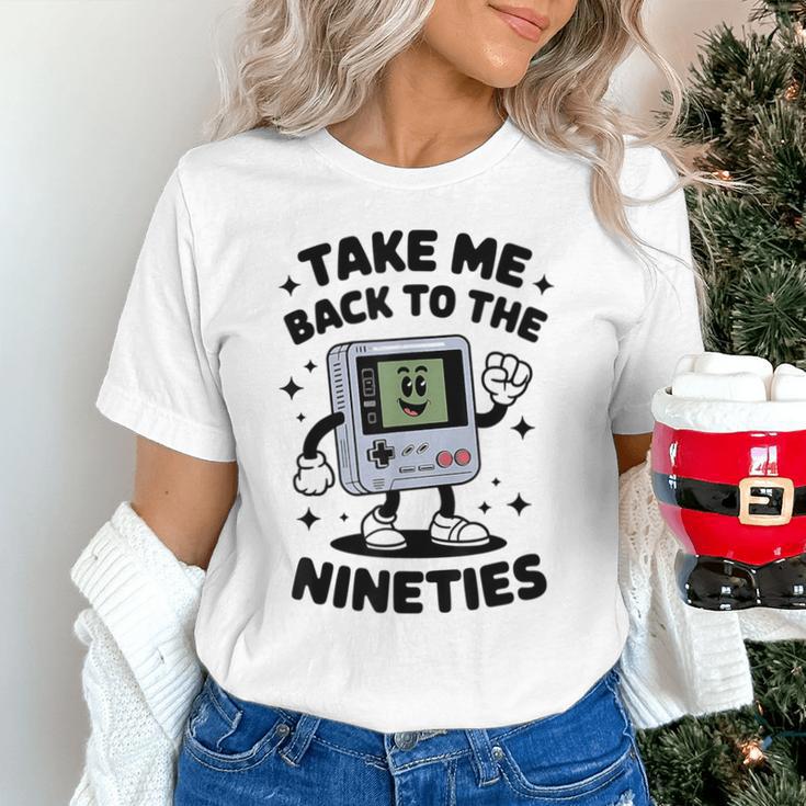 Take Me Back To The Nineties 90's Retro Gamer Nostalgia Unisex T-Shirt