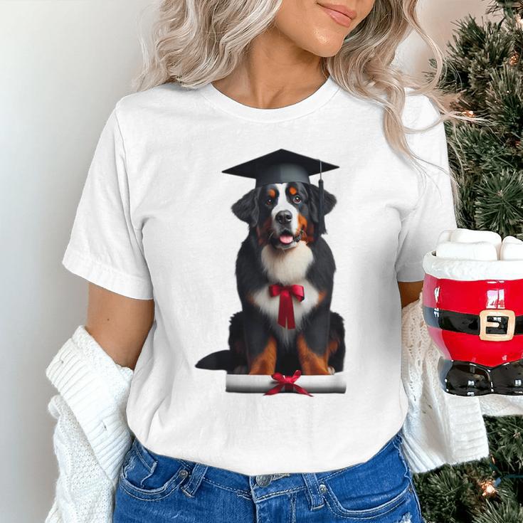 Bernese Mountain Dog Graduation Cap Graduate Training School For Men Women Girls Kids Unisex T-Shirt