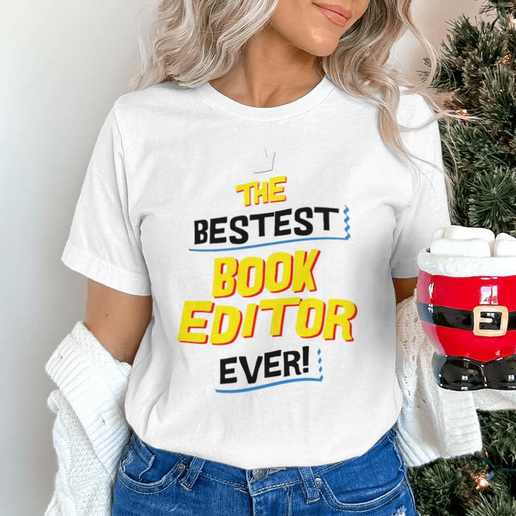 Best Book Editor Job Occupation Premium Tri-Blend Unisex T-Shirt