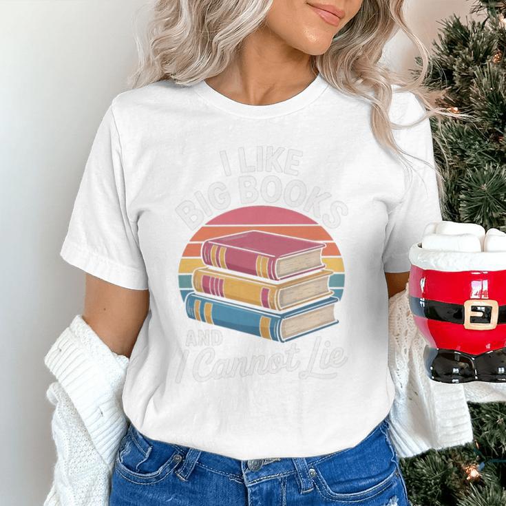 I Like Big Books Cannot Lie Librarian Reading Teacher Unisex T-Shirt