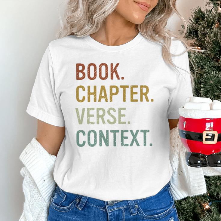 Book Chapter Verse Christian Bible Reformed Theology Unisex T-Shirt Book Chapter Verse Christian Bible Reformed Theology Unisex T-Shirt