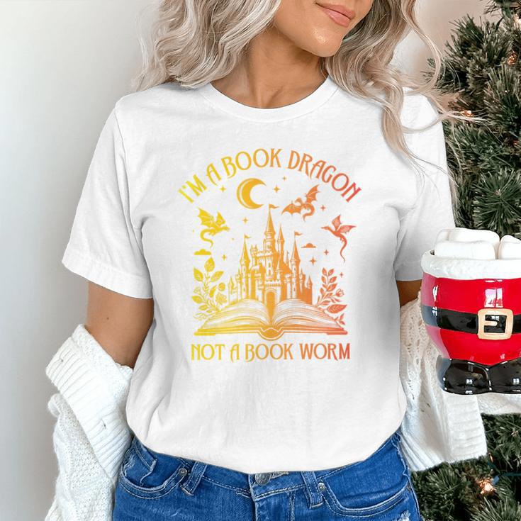 Book Dragon Not Book Worm Premium Unisex T-Shirt