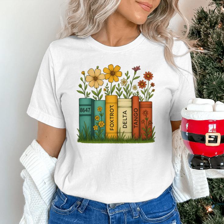 Book Flower 8647 Foxtrots Deltas Tangos Unisex T-Shirt Book Flower 8647 Foxtrots Deltas Tangos Unisex T-Shirt