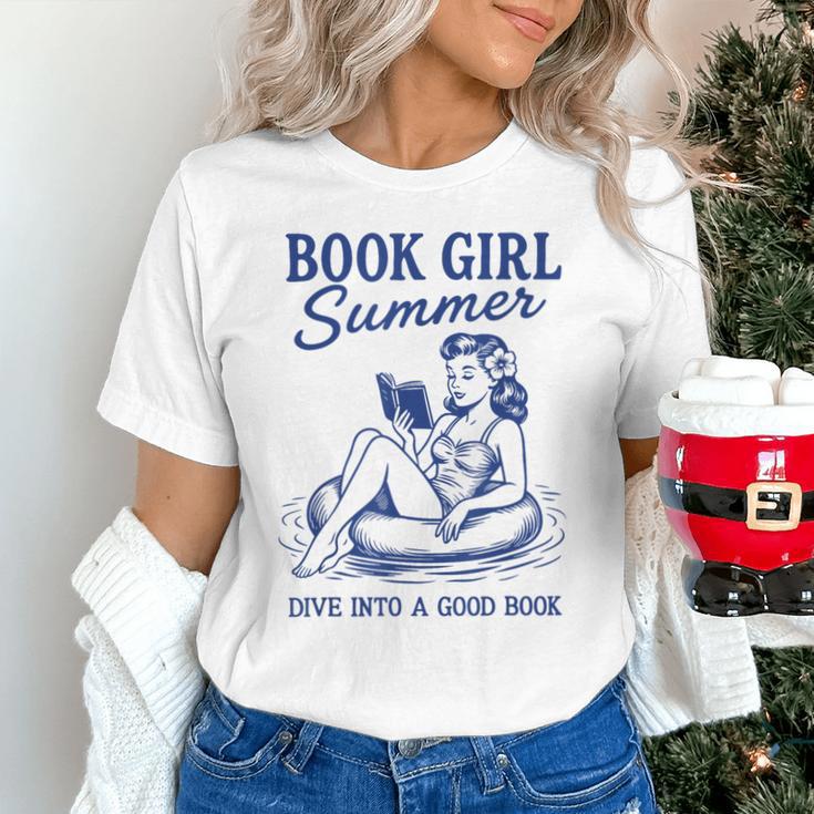 Book Girl Summer Unisex T-Shirt