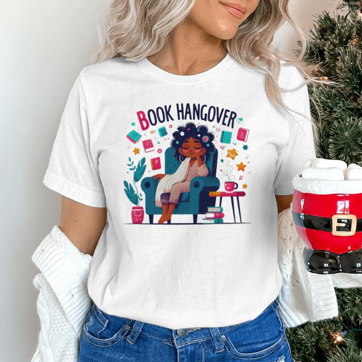 Book Lover Graphic Tee Book Hangover Premium Tri-Blend Unisex T-Shirt