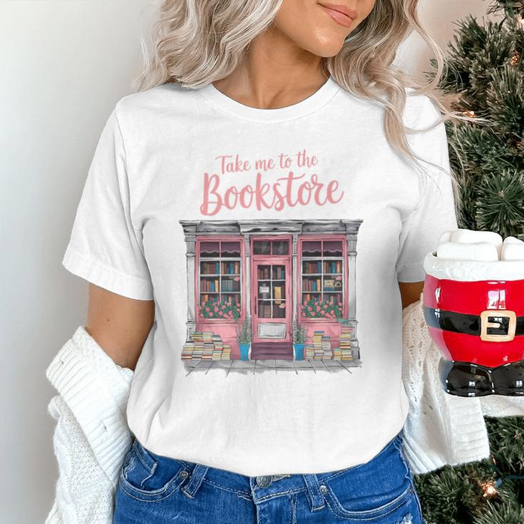 Take Me To The Book Store Librarians Valentine's Day Premium Unisex T-Shirt