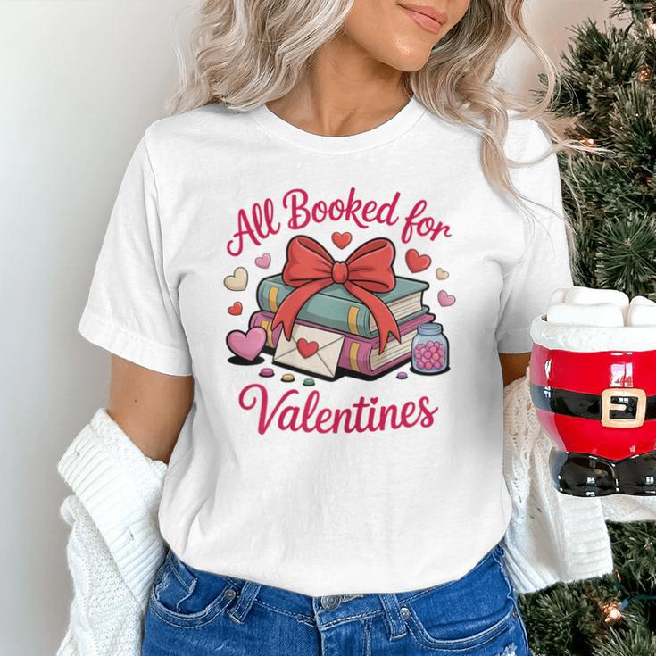 All Booked For Valentines Book Lover Teachers Unisex T-Shirt All Booked For Valentines Book Lover Teachers Unisex T-Shirt