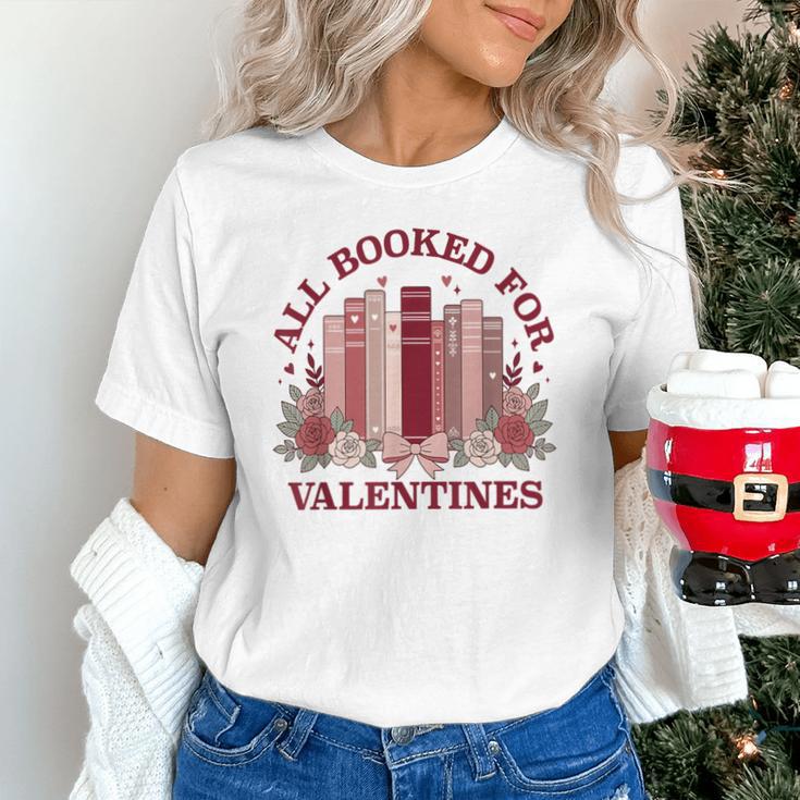 All Booked For Valentines Day Bookish Readers Book Lovers Unisex T-Shirt