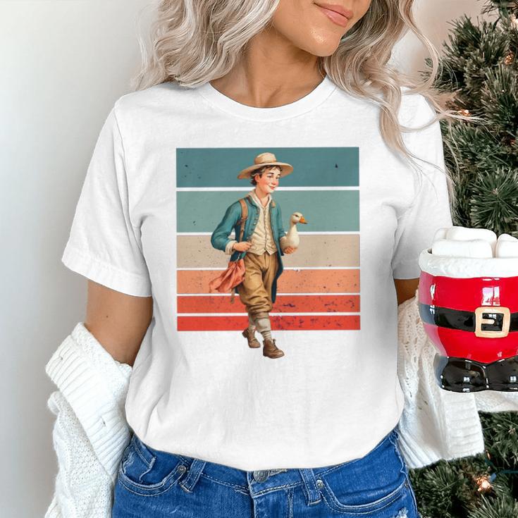 Boy Goose Vintage Rural Pastoral Charm Nostalgia Simple Life Unisex T-Shirt Boy Goose Vintage Rural Pastoral Charm Nostalgia Simple Life Unisex T-Shirt
