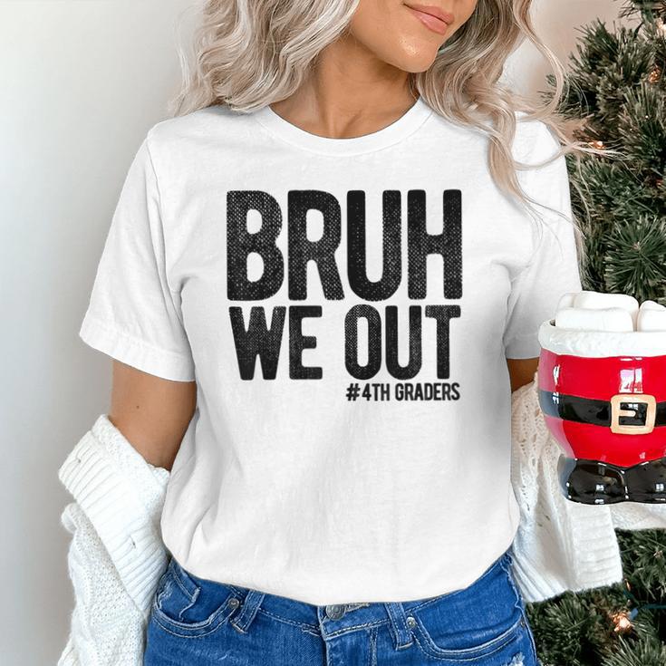 Bruh We Out 4th Graders Fourth Grade Graduation Class 2026 Unisex T-Shirt