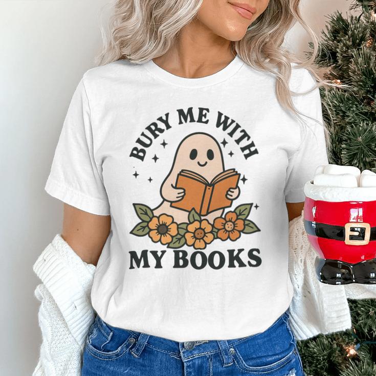 Bury Me With My Books Ghost Tee Unisex T-Shirt