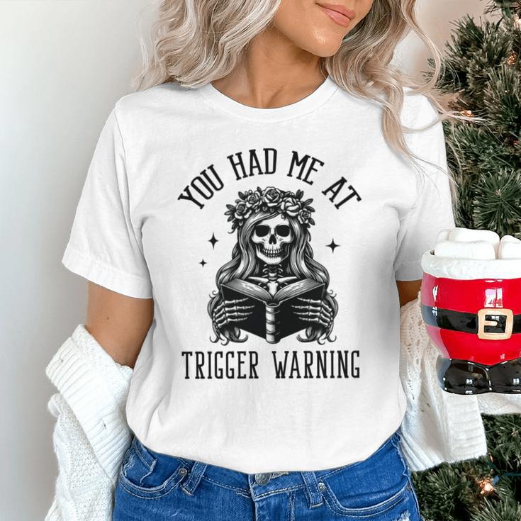Buy Me Books And Tell Me To STFUATTDLAGG Outfits Spicy Smutty Book Reader You Had Me At Trigger Warning Unisex T-Shirt Buy Me Books And Tell Me To STFUATTDLAGG Outfits Spicy Smutty Book Reader You Had Me At Trigger Warning Unisex T-Shirt