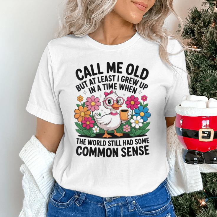 Call Me Old Seniors Nostalgia Retro Humor Casual Unisex T-Shirt Call Me Old Seniors Nostalgia Retro Humor Casual Unisex T-Shirt