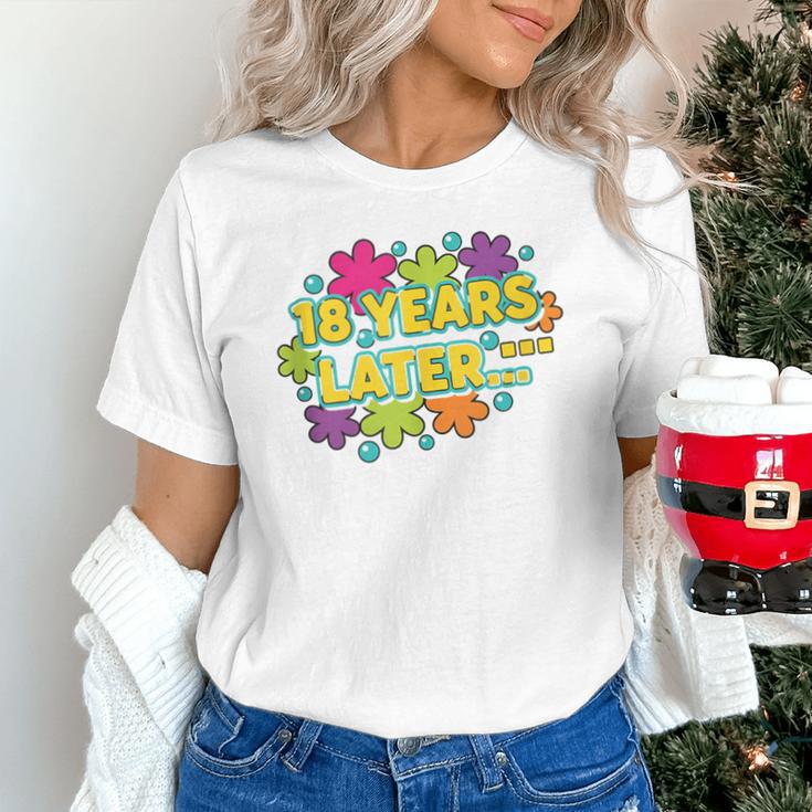 Cartoons Retro 18 Years Later Groovy Pop Art Nostalgia Unisex T-Shirt