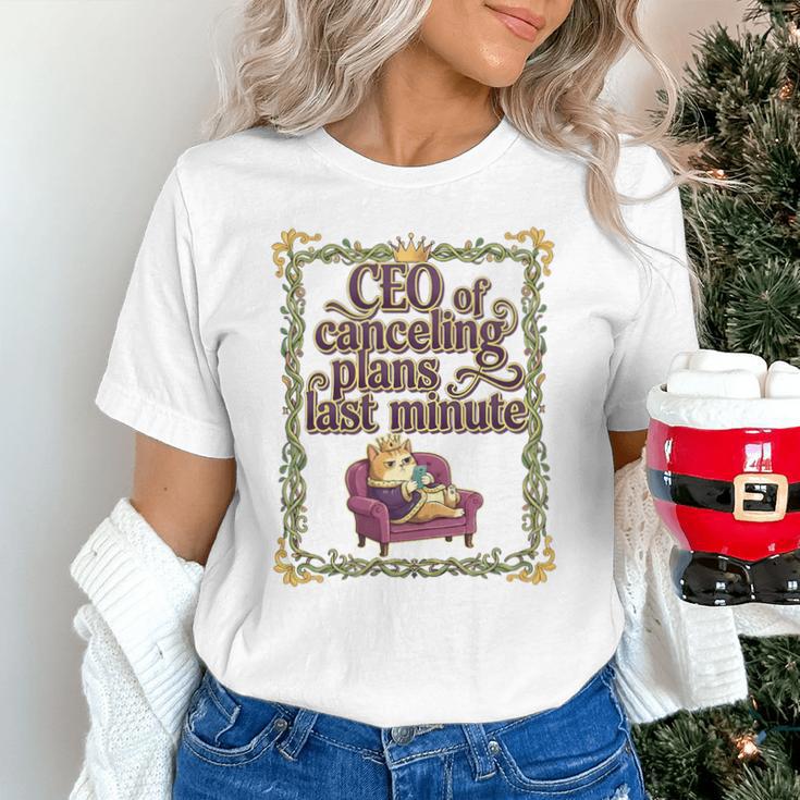 CEO Of Canceling Plans Flake Introvert Friend Premium Tri-Blend Unisex T-Shirt CEO Of Canceling Plans Flake Introvert Friend Premium Tri-Blend Unisex T-Shirt