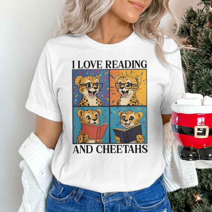 Cheetah Love Reading And Cheetahs Kids Bookworm Unisex T-Shirt