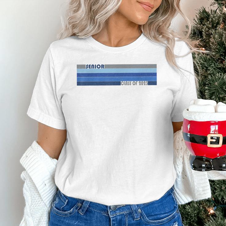 Class Of 2023 Senior Retro 2023 Grad Graduate Graduation Unisex T-Shirt