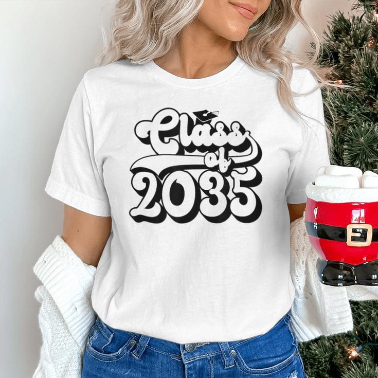 Class Of 2035 Senior Retro 2035 Grad Graduate Graduation Unisex T-Shirt