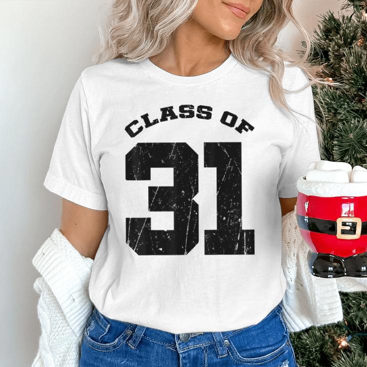 Class Of 31 Date High School Kindergarten Graduation Shirt Unisex T-Shirt