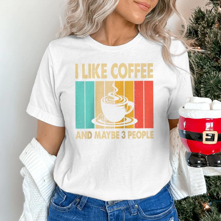 I Like Coffee And Maybe 3 People Introvert Anti-Social Raglan Baseball Tee Unisex T-Shirt I Like Coffee And Maybe 3 People Introvert Anti-Social Raglan Baseball Tee Unisex T-Shirt