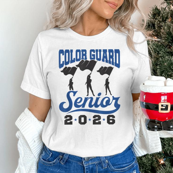 Color Guard Senior 2026 Flags Marching Band Graduation Grad Unisex T-Shirt