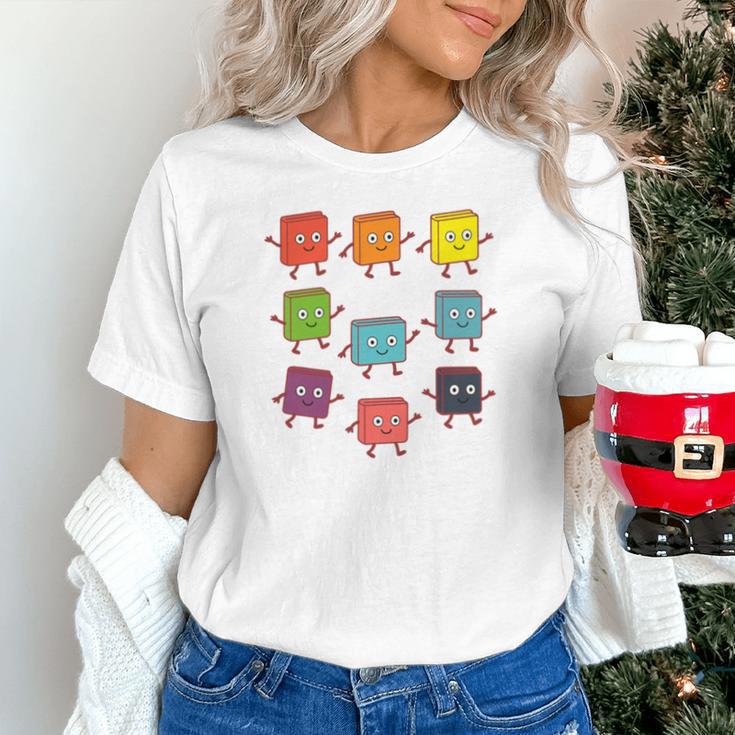 Color Our World Book Lover Reading Bookworm Reader Unisex T-Shirt