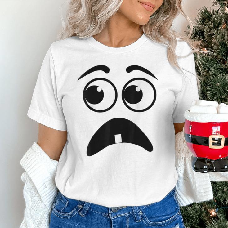 Creepy Face Carrot Halloween Book Character Costume Unisex T-Shirt Creepy Face Carrot Halloween Book Character Costume Unisex T-Shirt