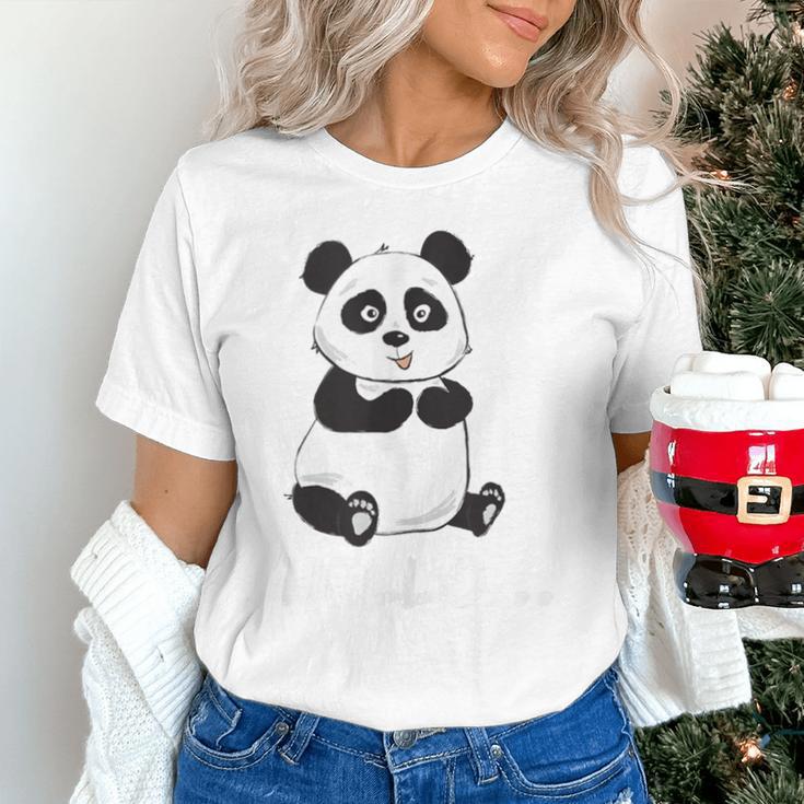 Cute Introvert Vibes – Panda Hello & Goodbye Unisex T-Shirt Cute Introvert Vibes – Panda Hello & Goodbye Unisex T-Shirt