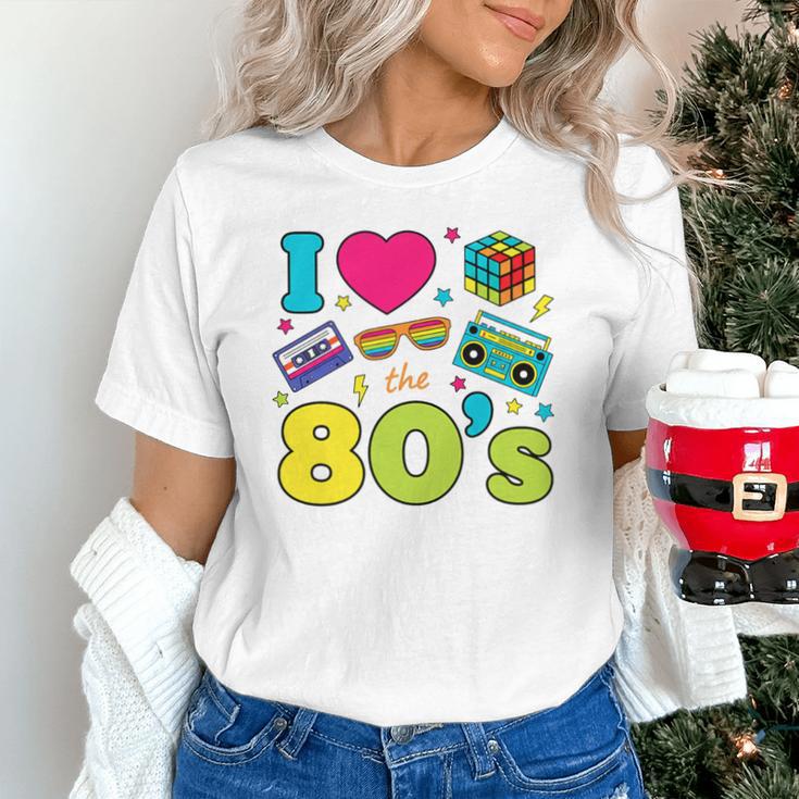 Dad I Love The 80's Retro 80s Nostalgia For Dad Premium Tri-Blend Unisex T-Shirt