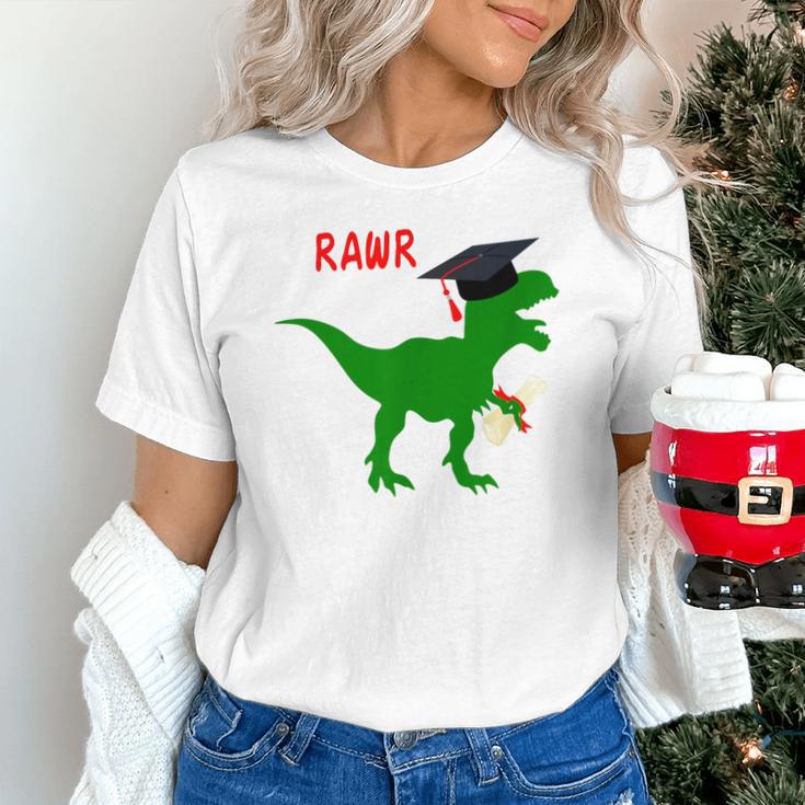 Dinosaur Rawr Diploma Graduate Graduation Unisex T-Shirt