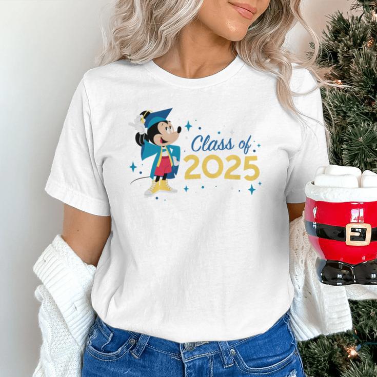 Disney Mickey Mouse Cap & Gown '25 Graduation Class Of 2025 Premium Tri-Blend Unisex T-Shirt