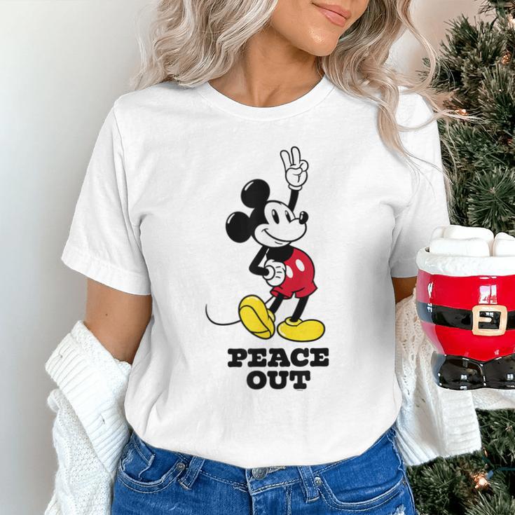 Disney Mickey Mouse Peace Out Totally Retro Graduation Unisex T-Shirt