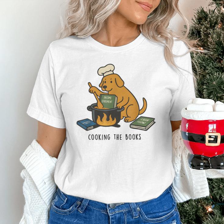 Dog Cooking The Books Unisex T-Shirt