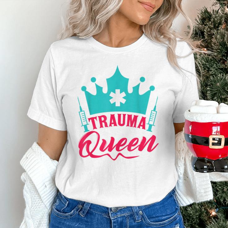 EMT Trauma Queen Paramedic Student T-Shirt Graduation Unisex T-Shirt