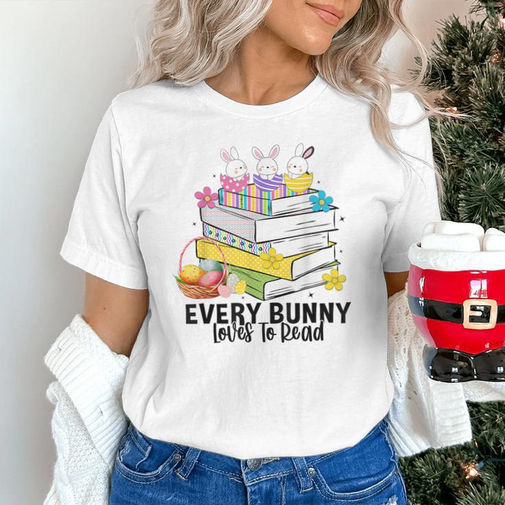 Every Bunny Loves To Read Easter Cute Reading Books Lover Unisex T-Shirt