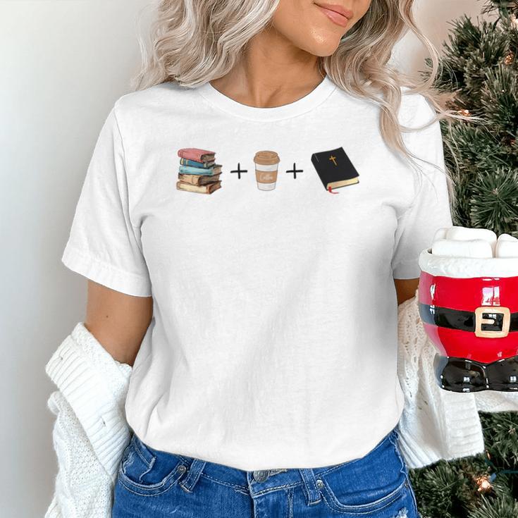 Everything a Girl Needs Books Coffee Jesus Unisex T-Shirt