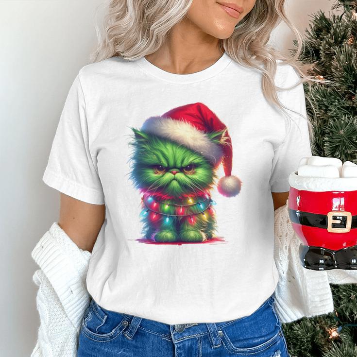 Ew People Meowy Cat Christmas Introvert Men Women Unisex T-Shirt Ew People Meowy Cat Christmas Introvert Men Women Unisex T-Shirt