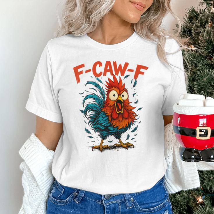 F-Caw-F Rooster F Awk F Chicken Coffee Romance Books Lover Unisex T-Shirt F-Caw-F Rooster F Awk F Chicken Coffee Romance Books Lover Unisex T-Shirt
