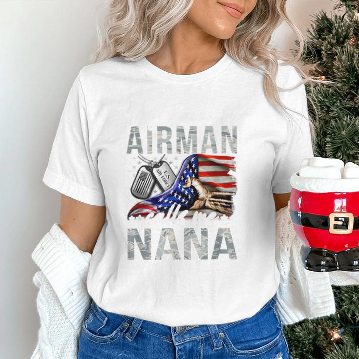 My Favorite Airman Calls Me Nana Air Force Graduation Nana Unisex T-Shirt
