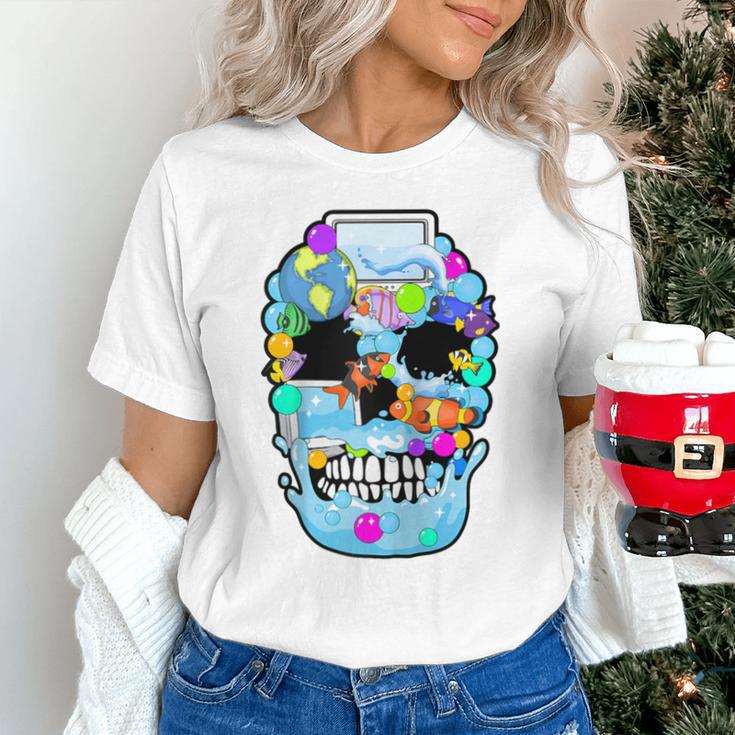 Frutiger Aero Aesthetic Tech Skull Computer Fishes Raglan Baseball Tee Unisex T-Shirt Frutiger Aero Aesthetic Tech Skull Computer Fishes Raglan Baseball Tee Unisex T-Shirt