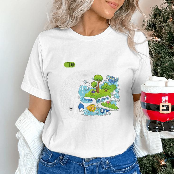 Frutiger Aero Y2K Fashion Trends Statement Piece Tech Orbite Premium Tri-Blend Unisex T-Shirt
