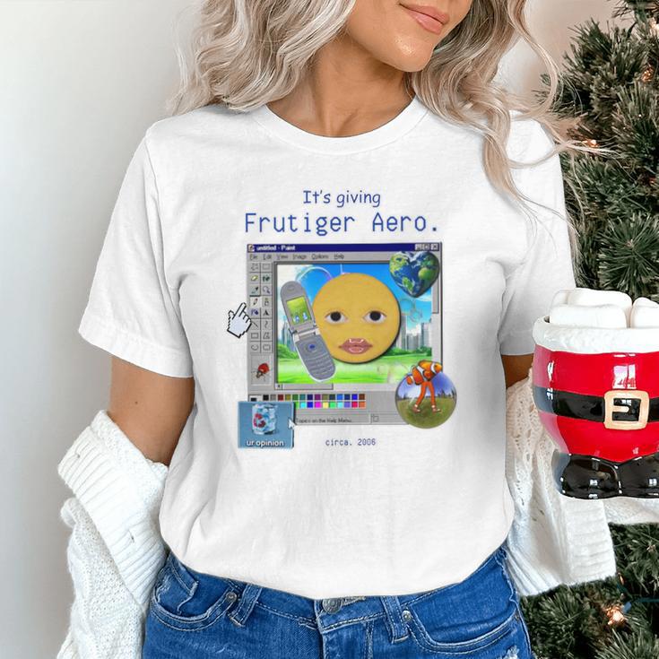 Frutiger Aero Y2K Meme Graphic 2000s Nostalgia Premium Unisex T-Shirt Frutiger Aero Y2K Meme Graphic 2000s Nostalgia Premium Unisex T-Shirt