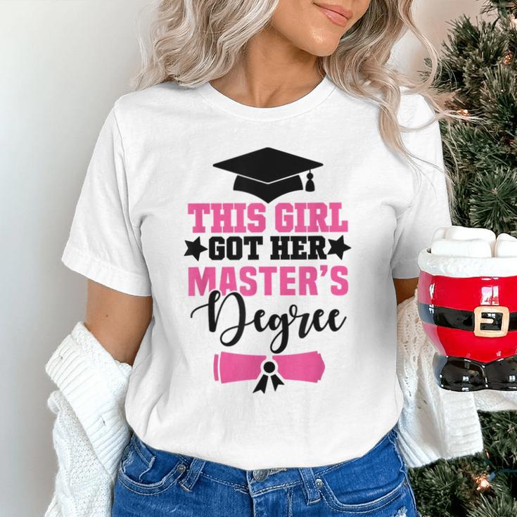 This Girl Got Her Masters Degree Graduation Mastered It 2024 Unisex T-Shirt